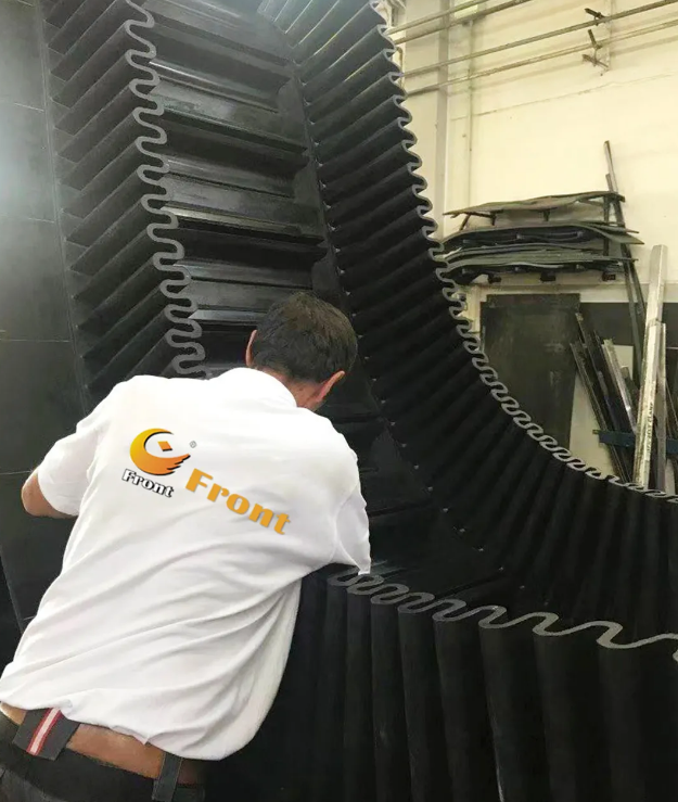 大傾角輸送帶生產